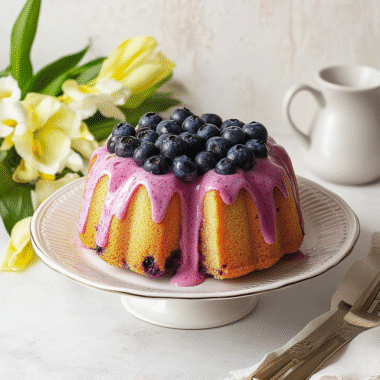 Valentine’s Lemon Blueberry Pound Cake 34 Valentines Lemon Blueberry Pound Cake 1
