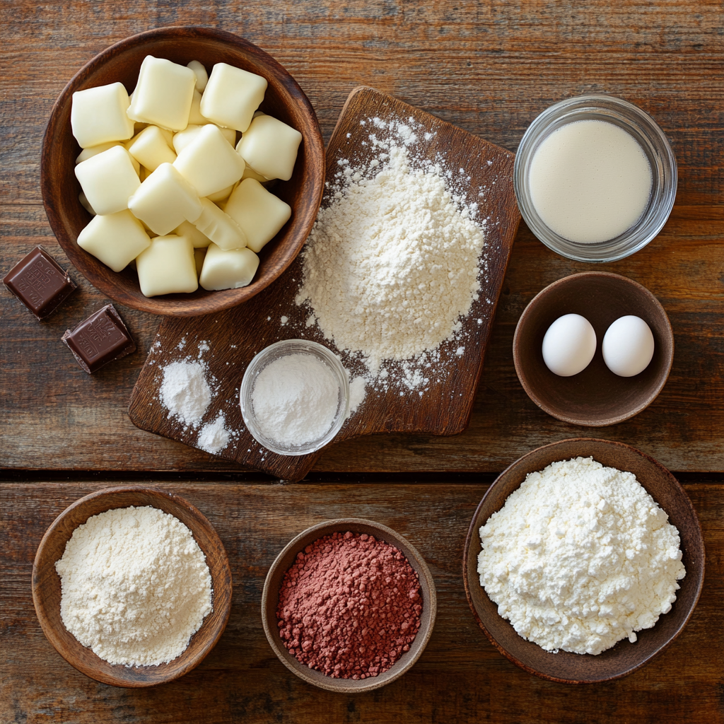 Valentine’s Red Velvet Blossom Cookies 23 Valentine’s Red Velvet Blossom Cookies ingredients