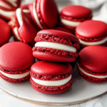 Valentines Red Velvet Macarons 1