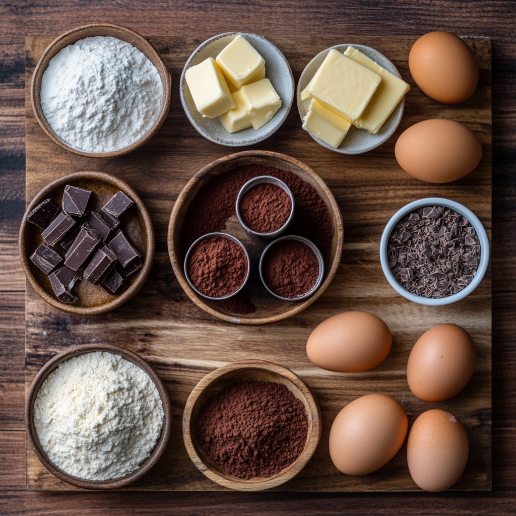 Valentine’s Red Velvet Pound Cake ingredients