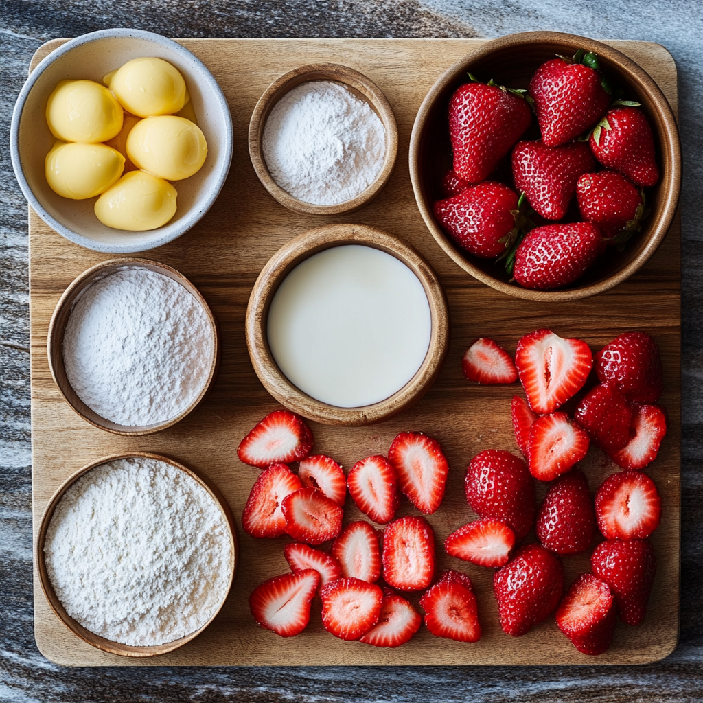 Valentine’s Strawberry Shortcake 26 Valentine’s Strawberry Shortcake ingredients