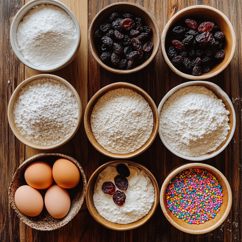 Valentine’s Sugar Plum Fairy Cookies ingredients