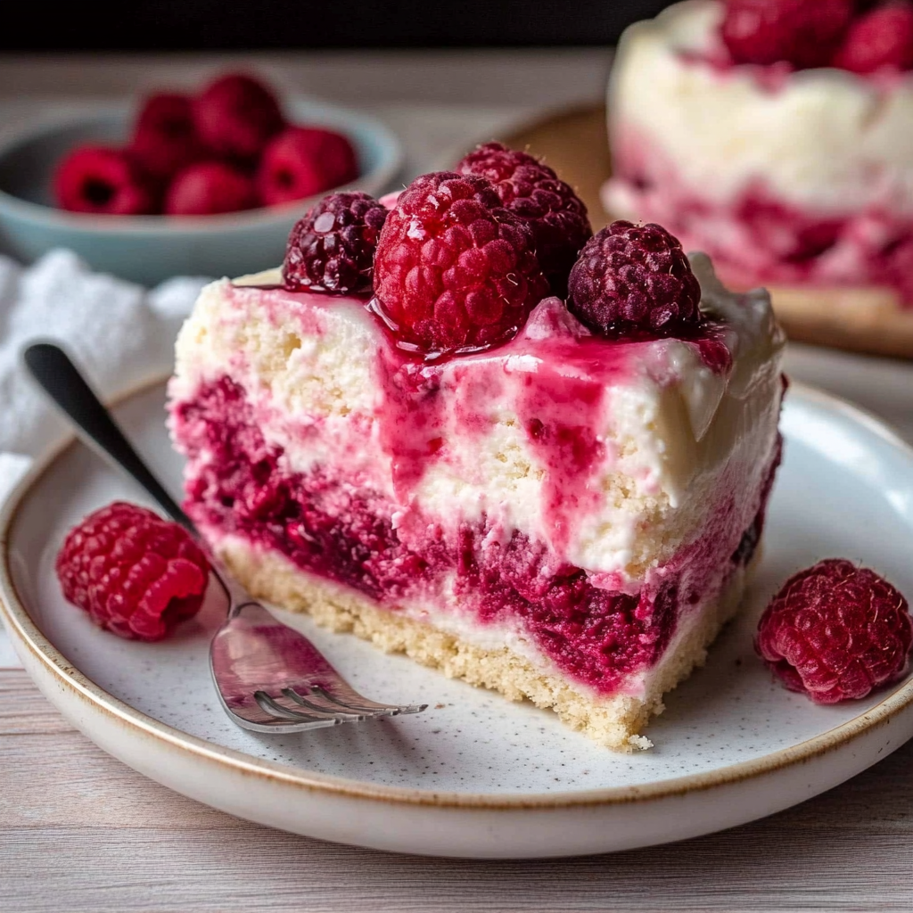 Valentine’s White Chocolate Raspberry Cake