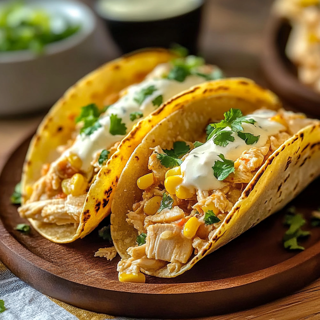 White Chicken Chili Tacos 1