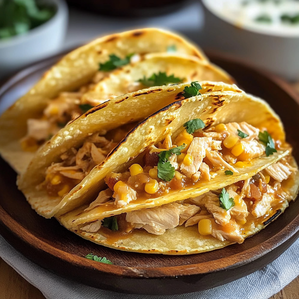 White Chicken Chili Tacos
