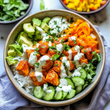 Buffalo Chicken Bowls 1