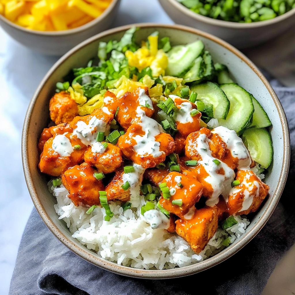 Buffalo Chicken Bowls 18 Buffalo Chicken Bowls