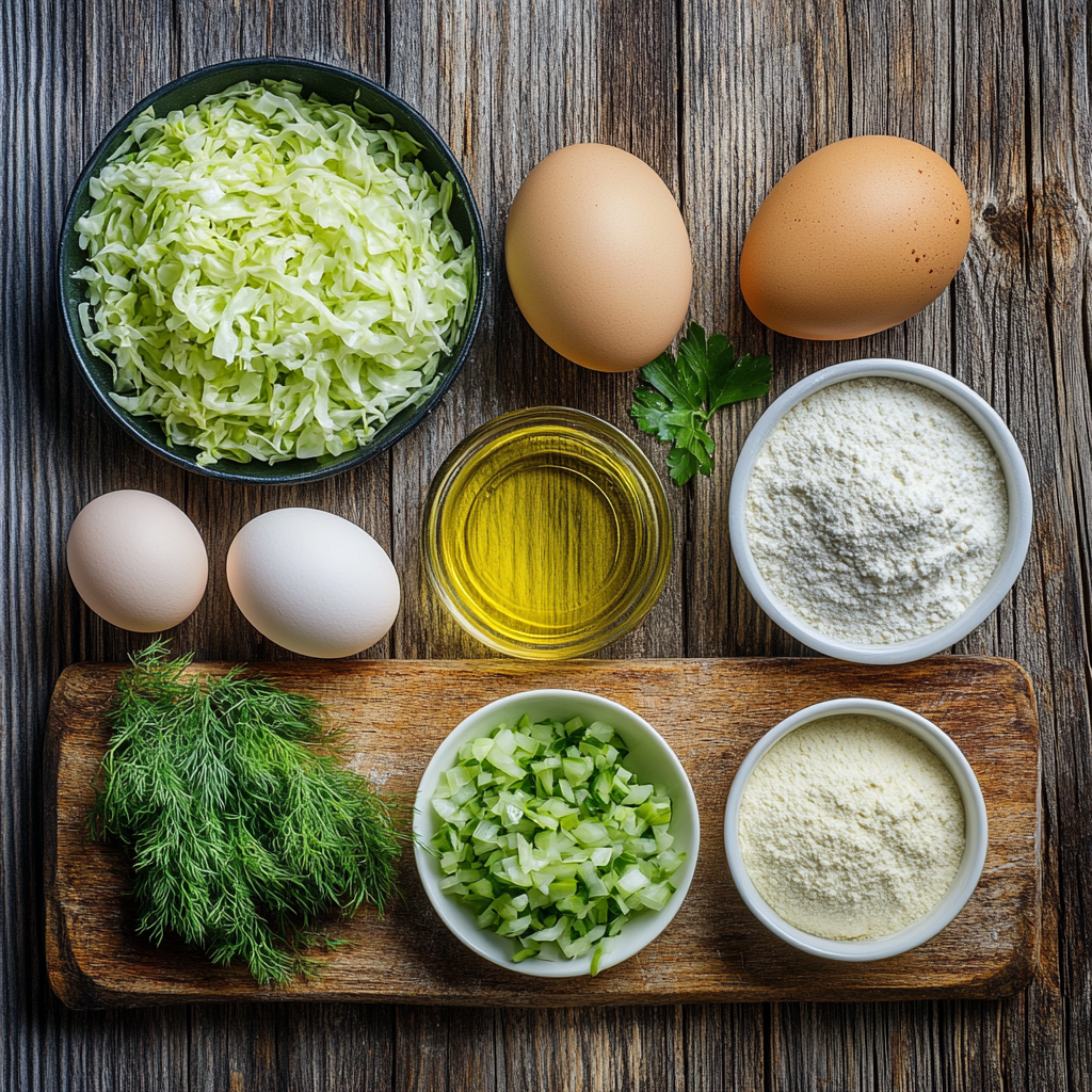 Cabbage Fritters 19 Cabbage Fritters ingredients