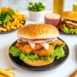 Cajun Crispy Chicken Sandwich with Garlic Aioli 1