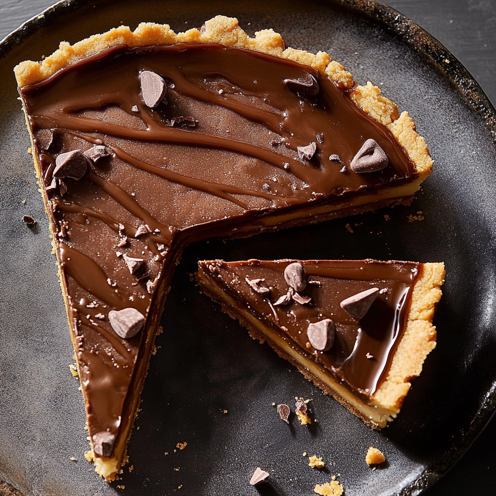 Caramel Chocolate Chip Cookie Tart 21 Caramel Chocolate Chip Cookie Tart