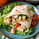 Chicken Hummus Wrap 1