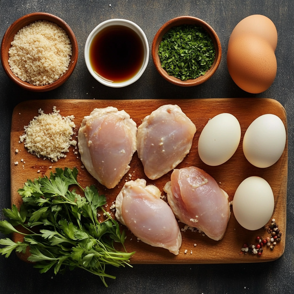 Chicken Rissoles ingredients