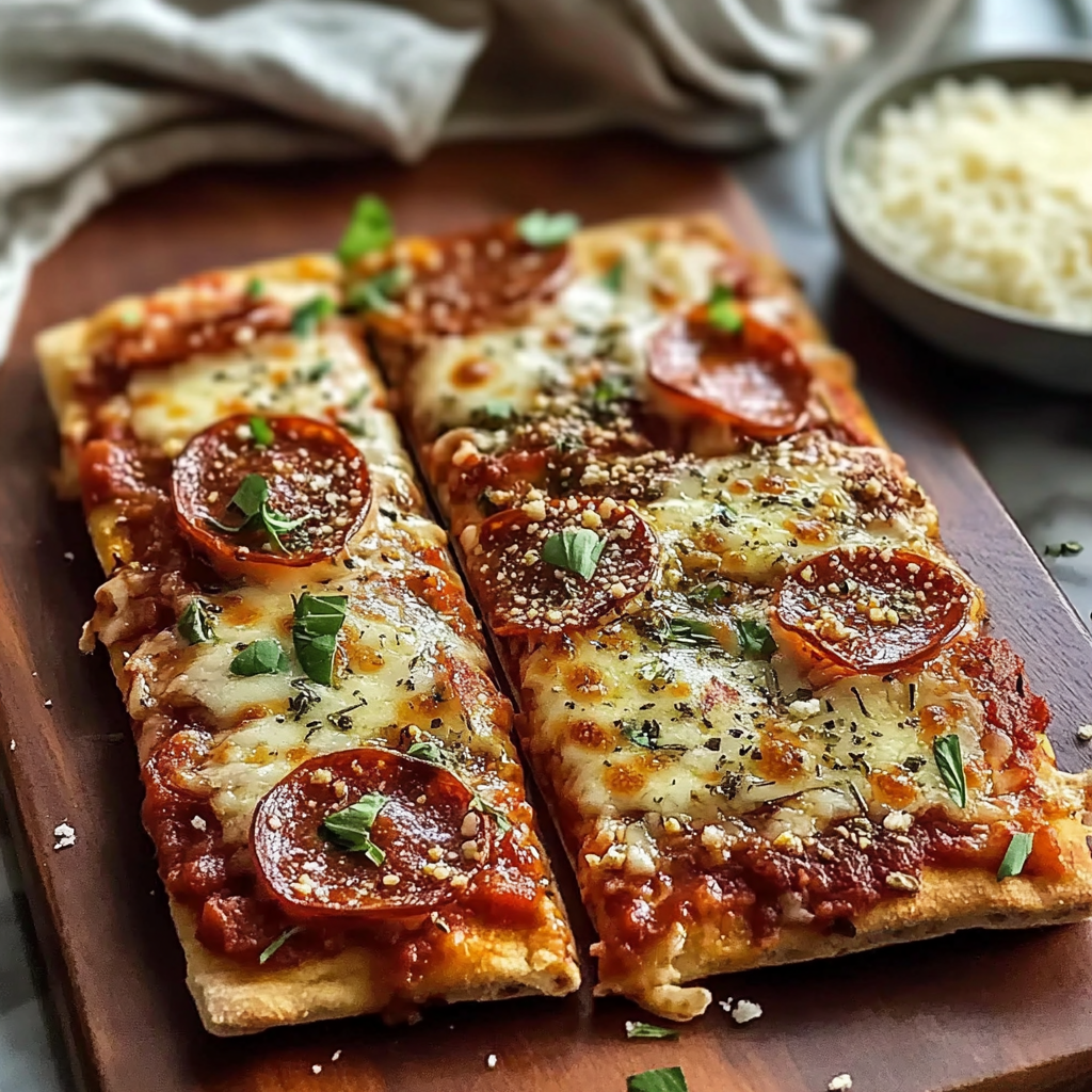 Cottage Cheese Flatbread Pizza 1