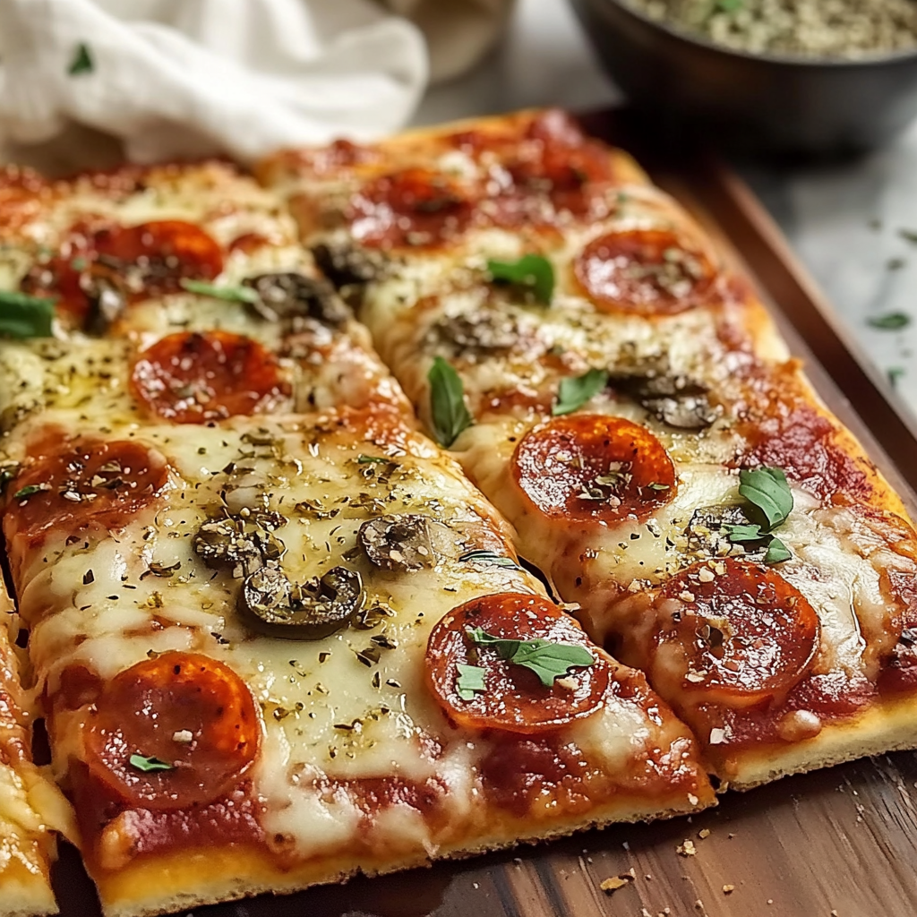 Cottage Cheese Flatbread Pizza