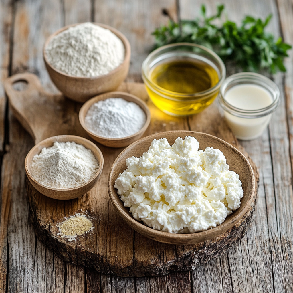 Cottage Cheese Flatbread ingredients