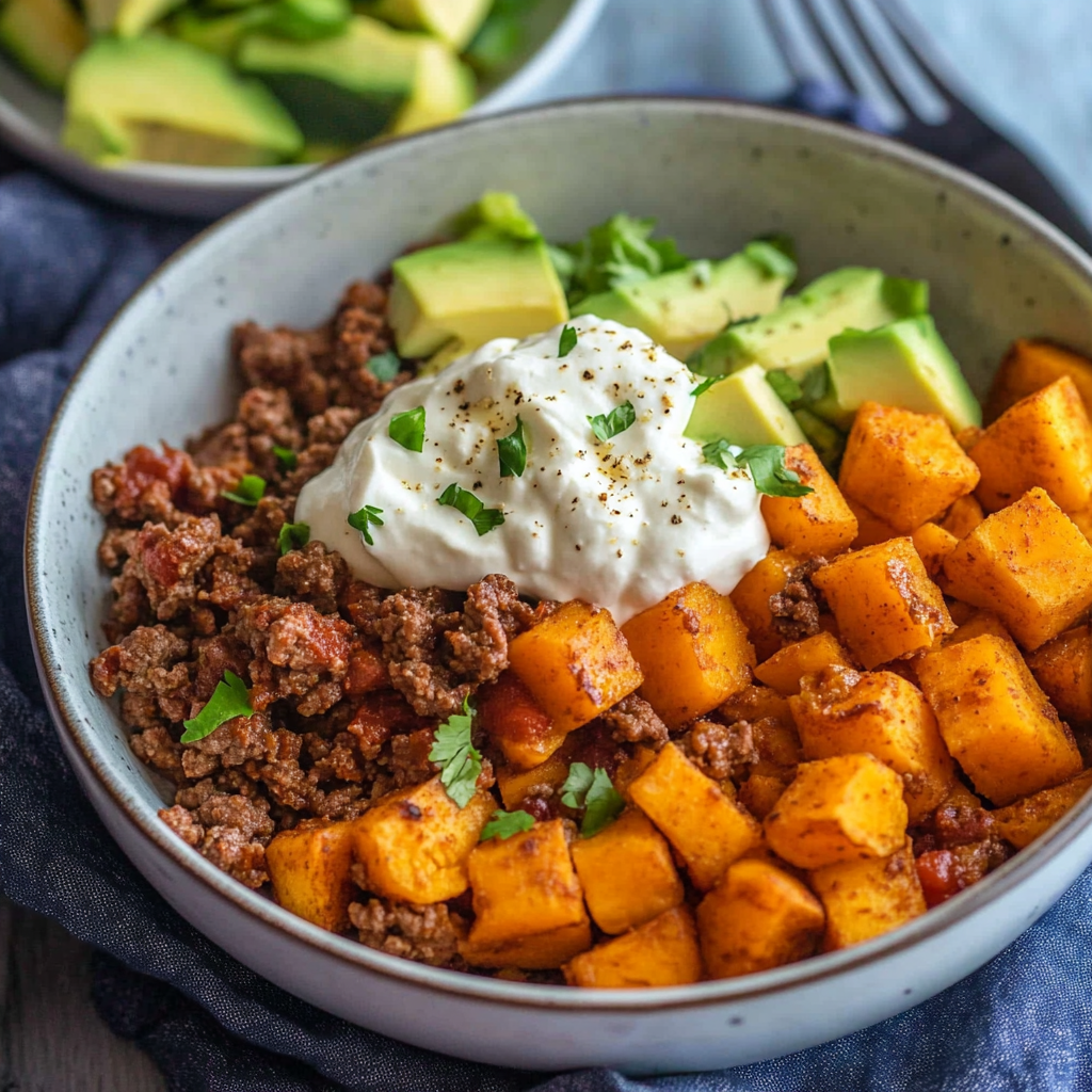 Cottage Cheese Sweet Potato Ground Beef Bowls 22 Cottage Cheese Sweet Potato Ground Beef Bowls