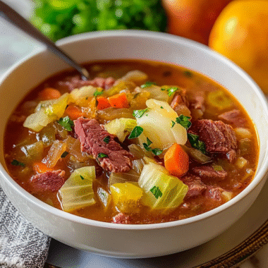 Cozy Corned Beef and Cabbage Soup 1