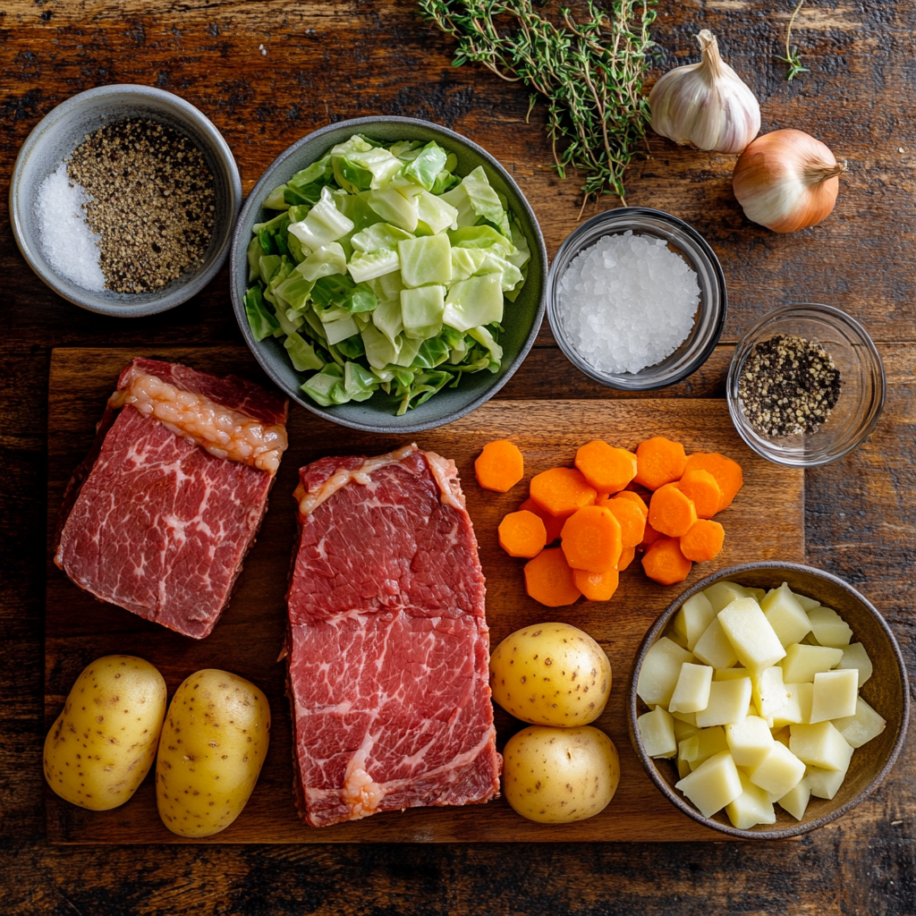 Cozy Corned Beef and Cabbage Soup ingredients
