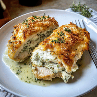 Cream Cheese and Herb Stuffed Chicken 1