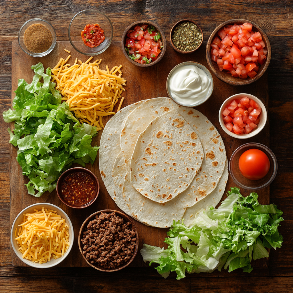 Crunchwrap Supreme ingredients