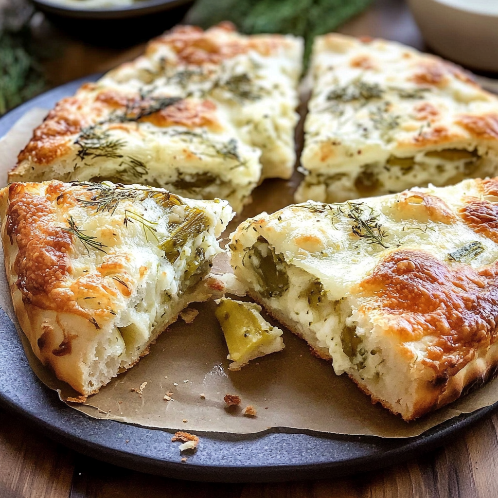 Dill Pickle Focaccia Bread 1