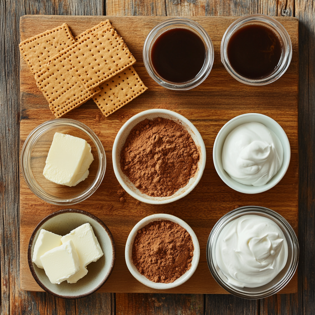 Espresso Martini Cheesecake ingredients