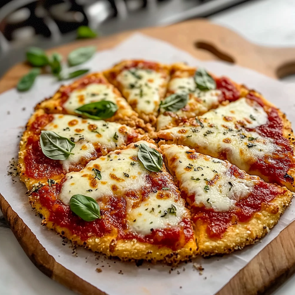 Flourless Cottage Cheese Pizza Crust 1