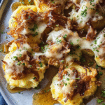 French Onion Smashed Potatoes 1
