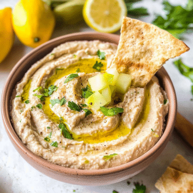Garlic Lemon White Bean Dip 1