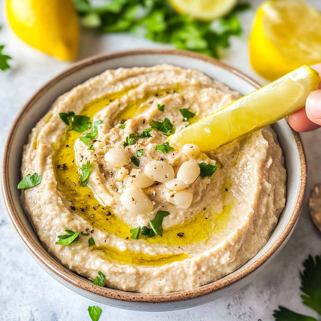 Garlic-Lemon White Bean Dip 18 Garlic-Lemon White Bean Dip