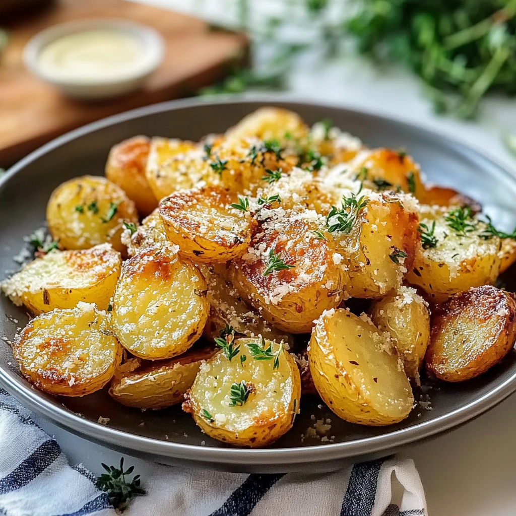 Garlic Butter Parmesan Roasted Potatoes 20 Garlic Butter Parmesan Roasted Potatoes