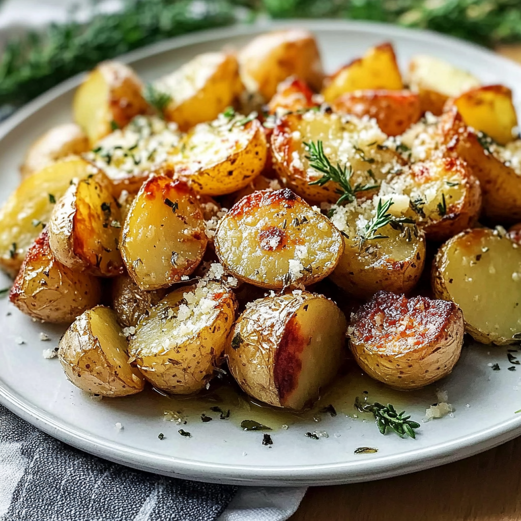 Garlic Butter Parmesan Roasted Potatoes 21 Garlic Butter Parmesan Roasted Potatoes