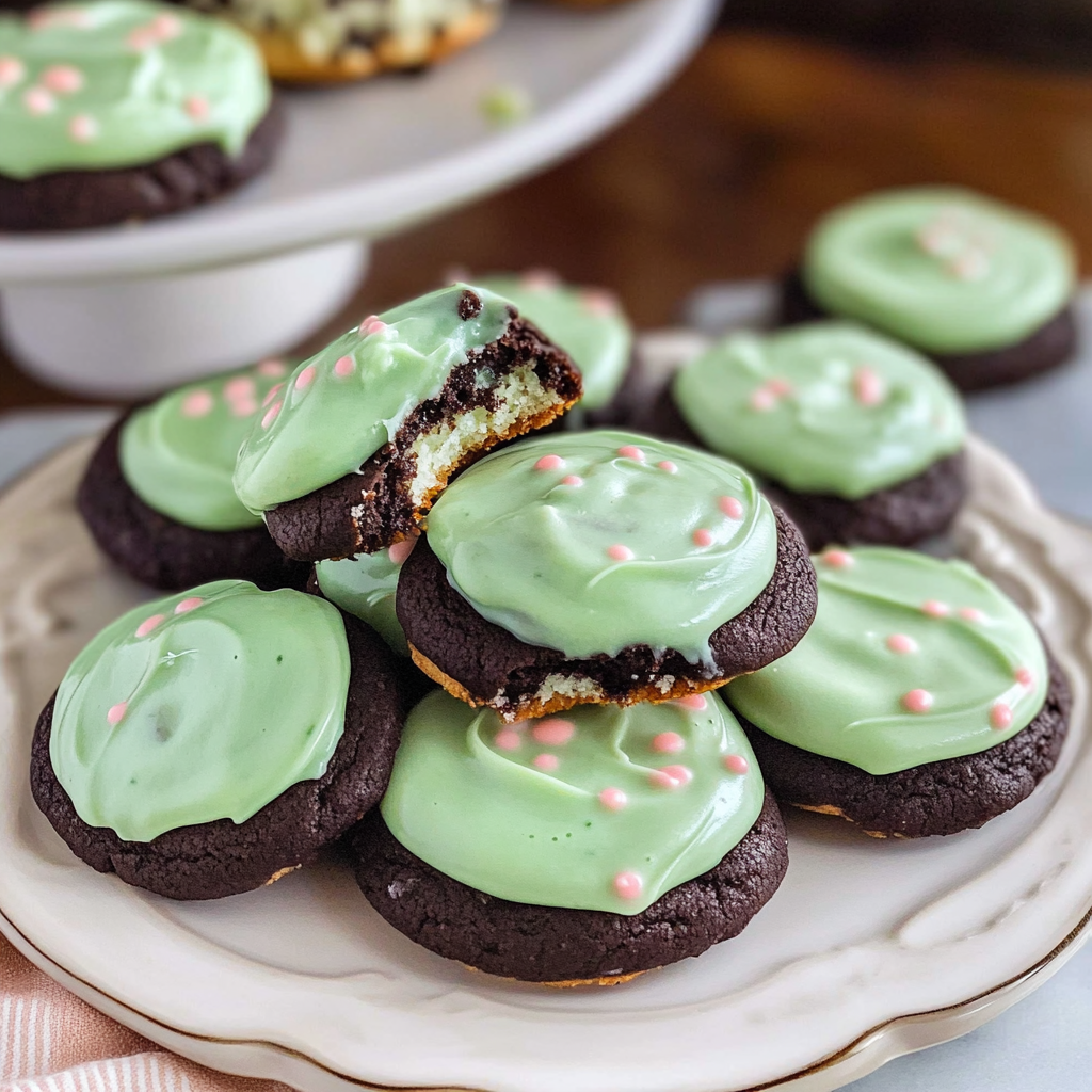 Grasshopper Cake Mix Cookies