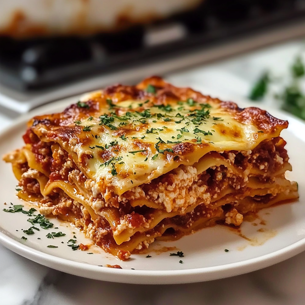 Greek Yogurt Lasagna