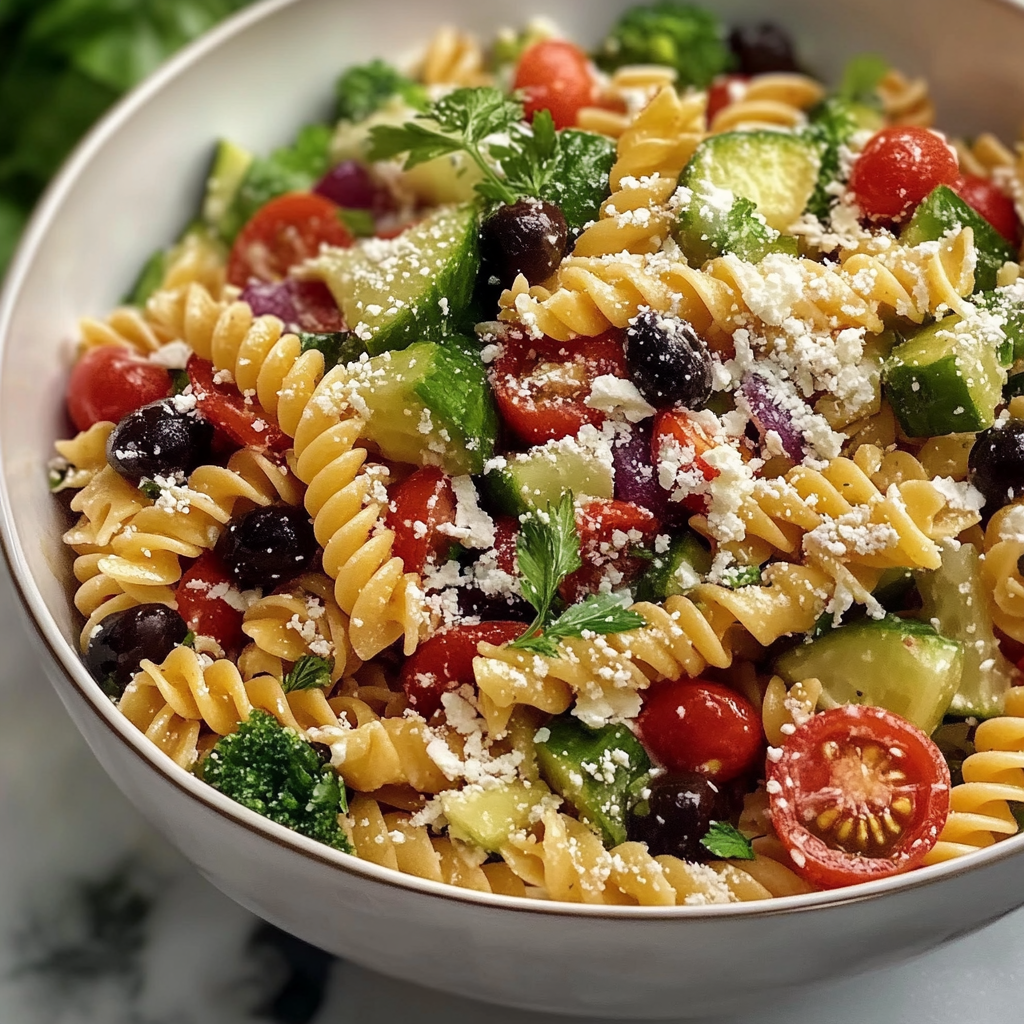 High Protein Pasta Salad