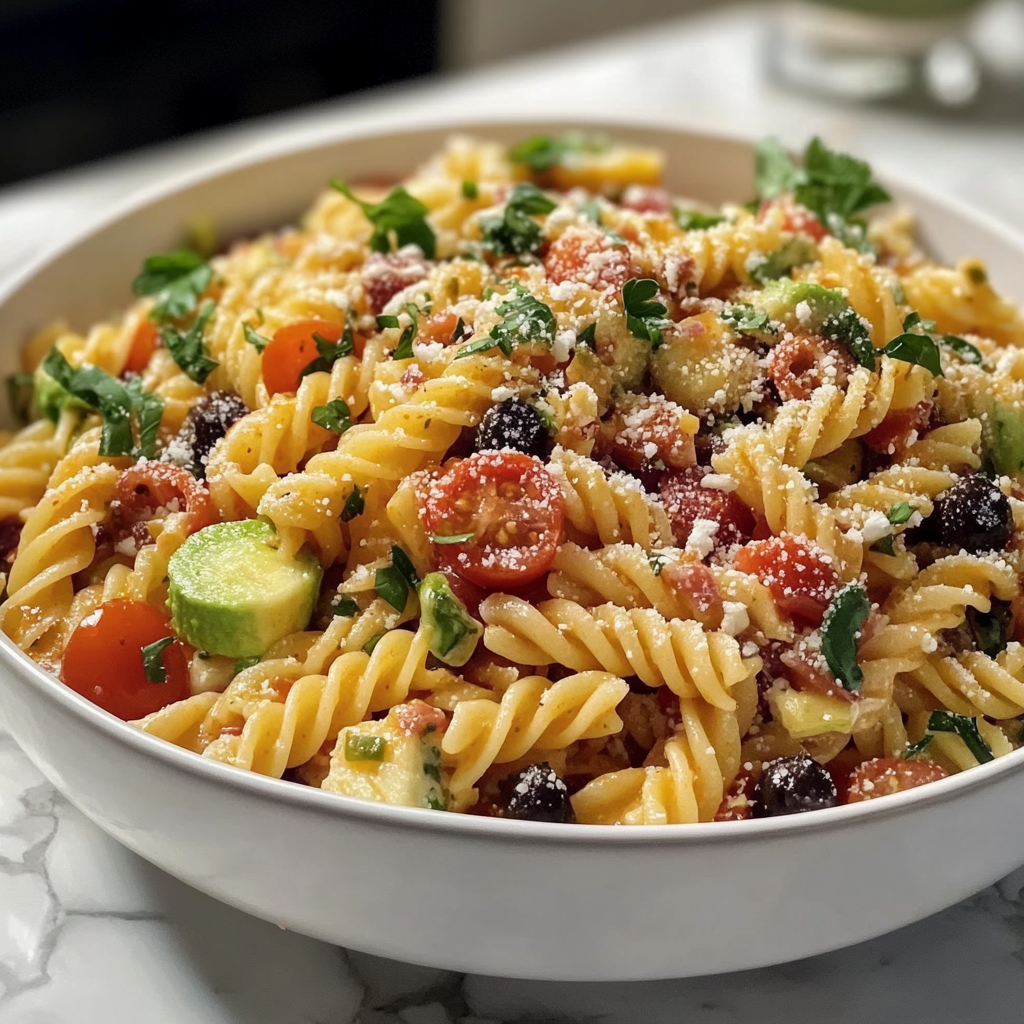 High Protein Pasta Salad