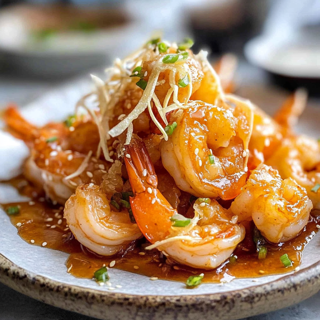 Honey Prawns