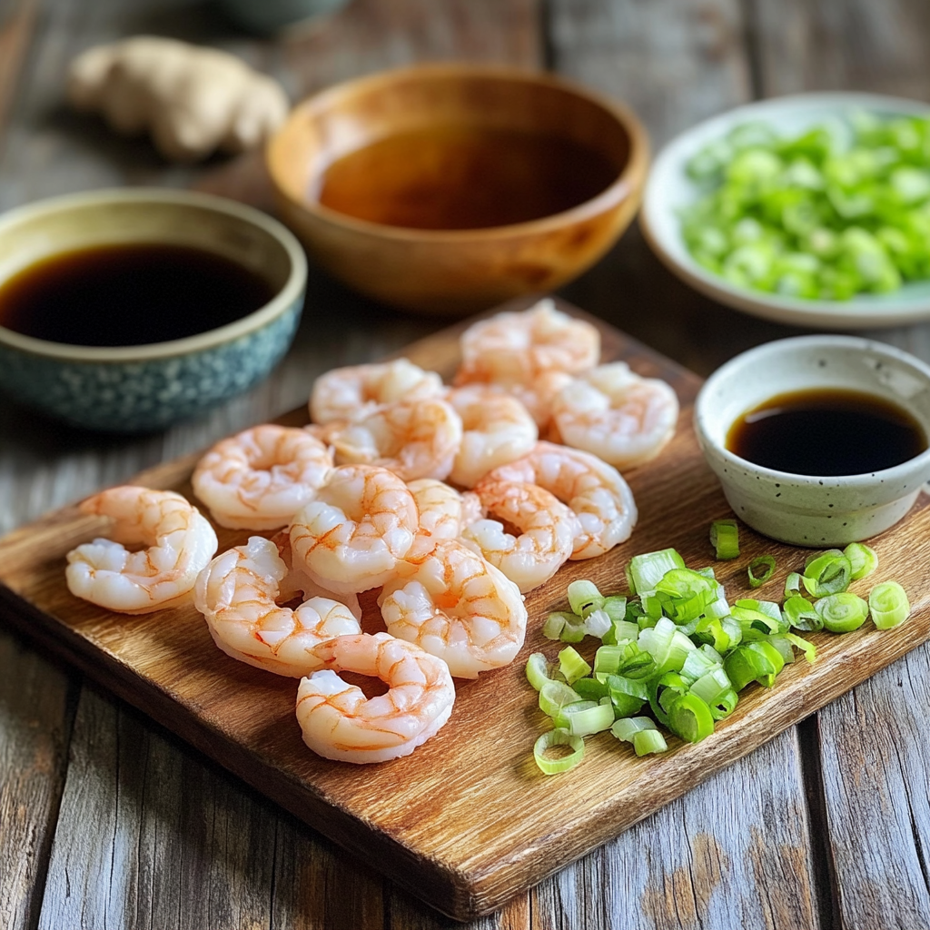 Honey Prawns ingredients
