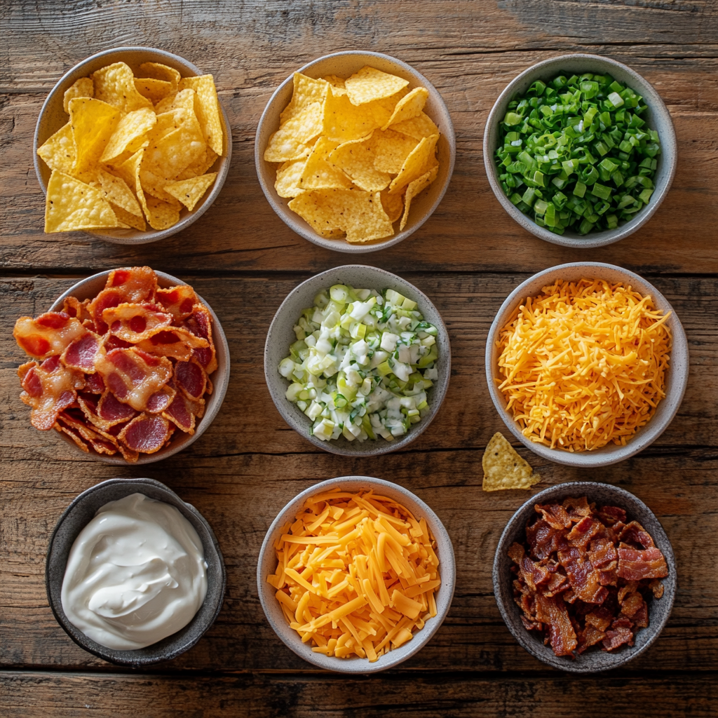 Irish Nachos ingredients