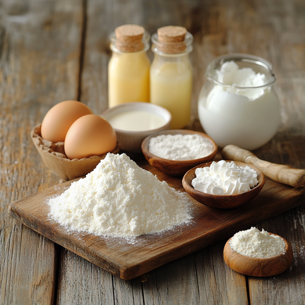 Jell-O Cake ingredients