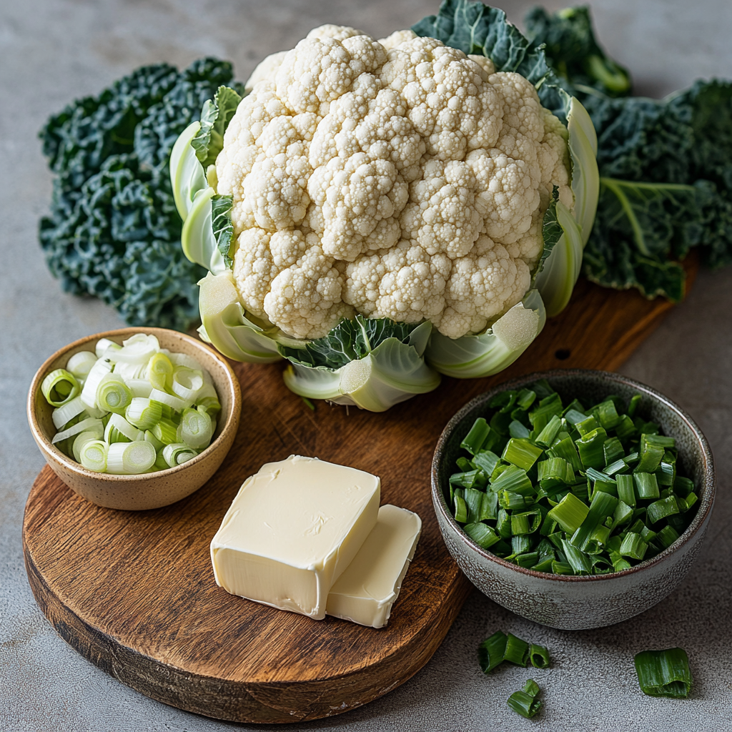 Low-Carb Colcannon ingredients