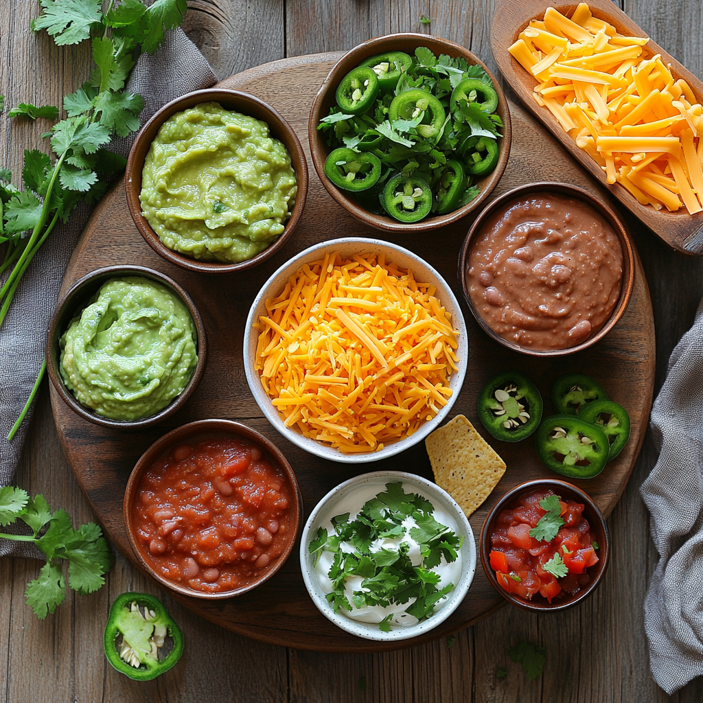 Mexican 5-Layer Dip ingredients