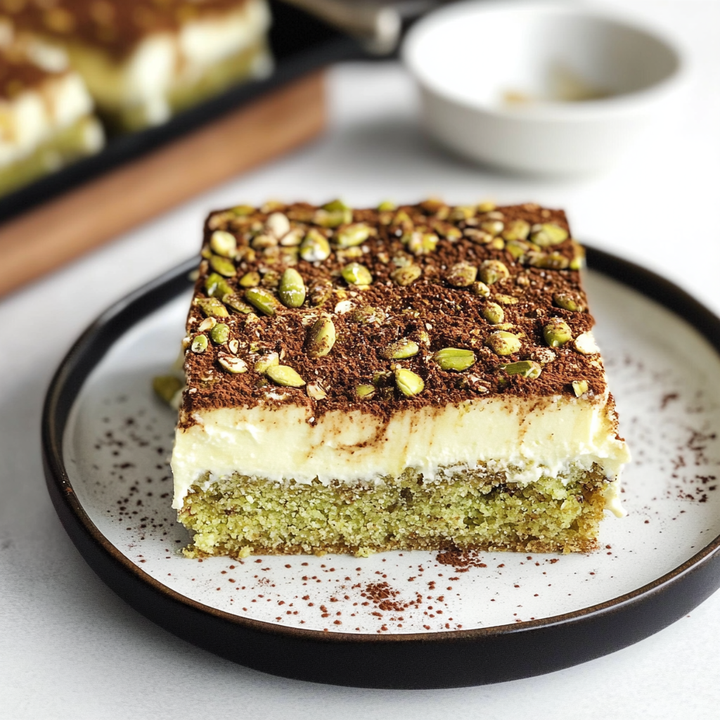 Pistachio Tiramisu 1