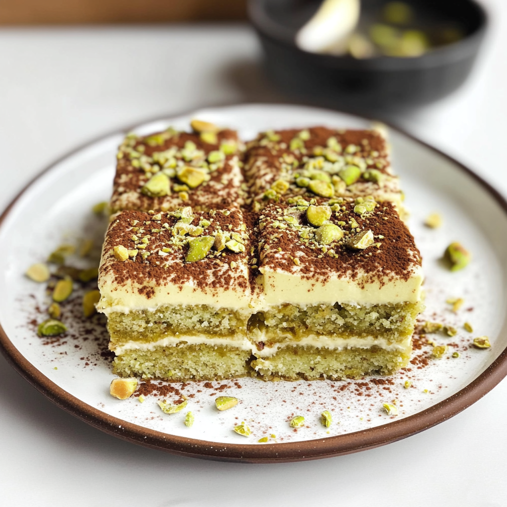 Pistachio Tiramisu