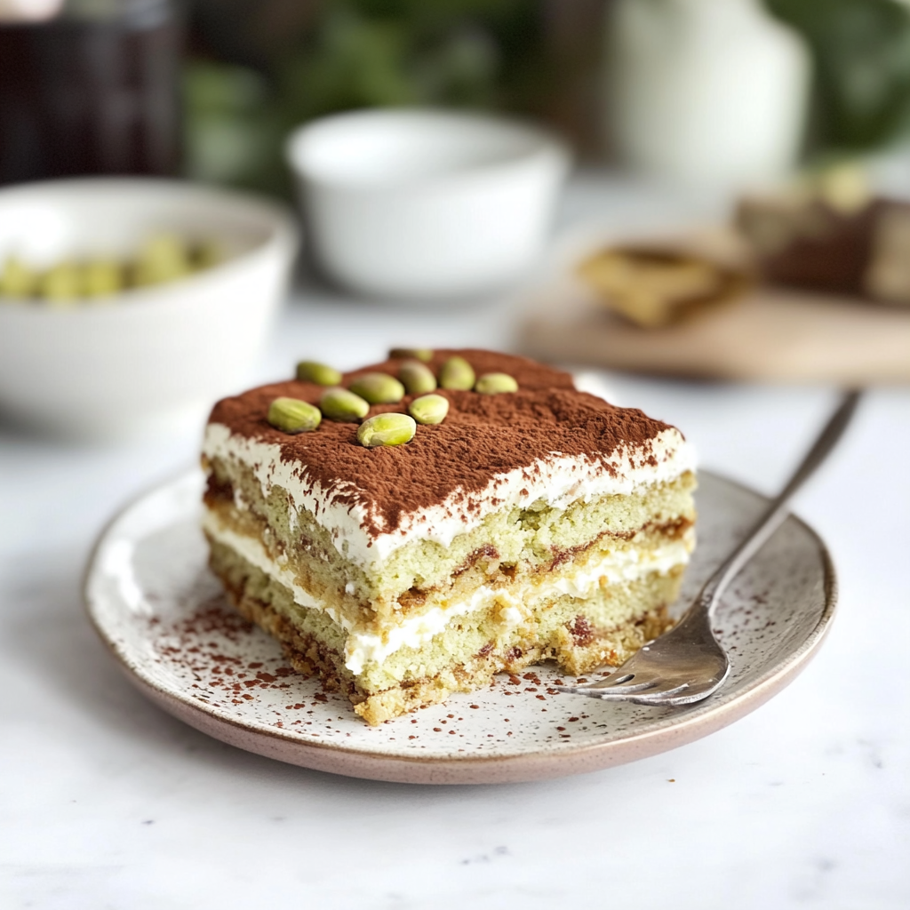 Pistachio Tiramisu
