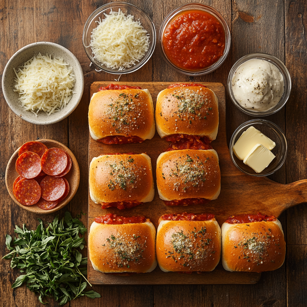 Pizza Sliders ingredients