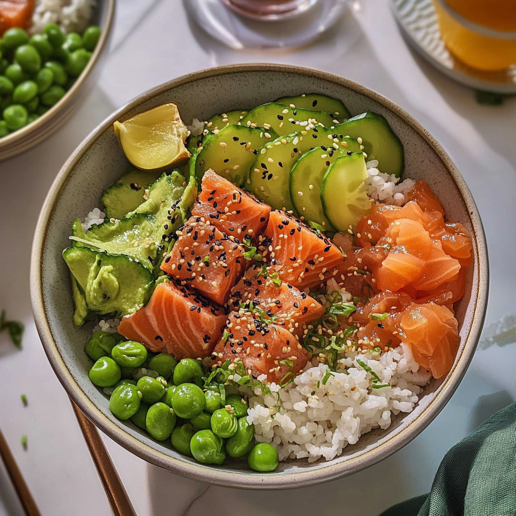 Salmon Poke Bowls
