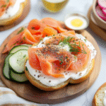 Smoked Salmon Bagel Board 1