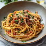 Spaghetti Puttanesca with Tuna 1