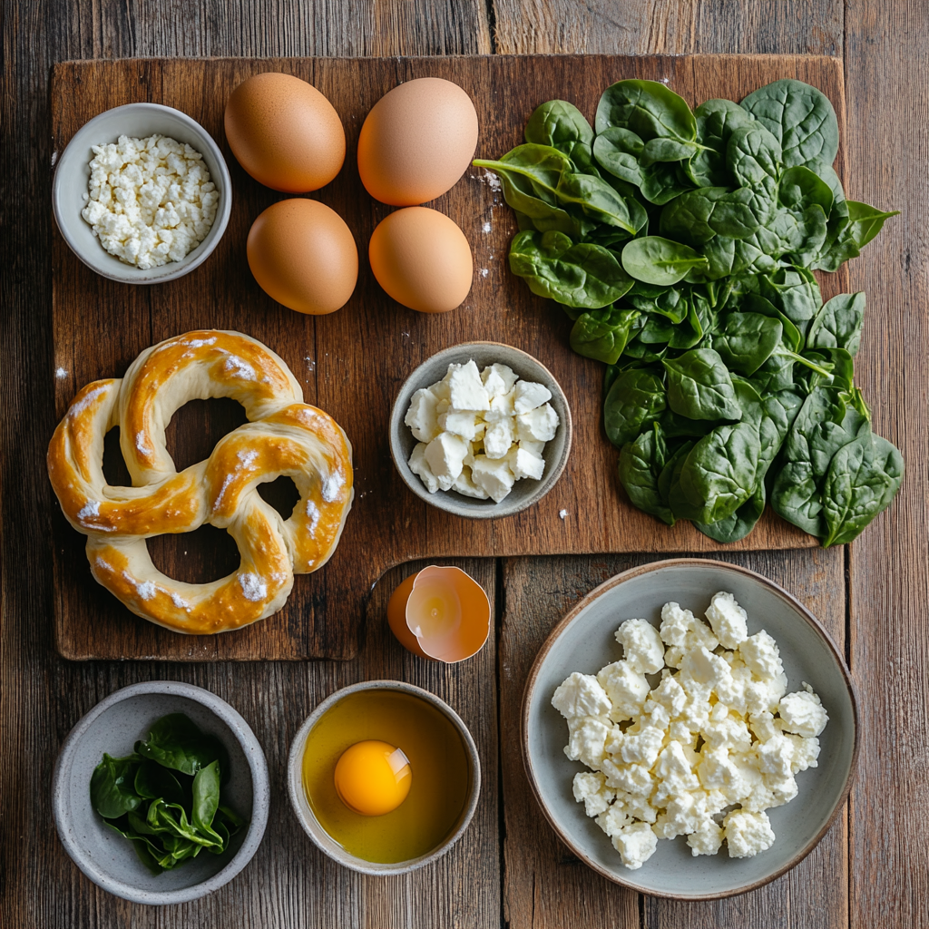 Spinach Feta Pretzel Sliders 19 Spinach Feta Pretzel Sliders ingredients
